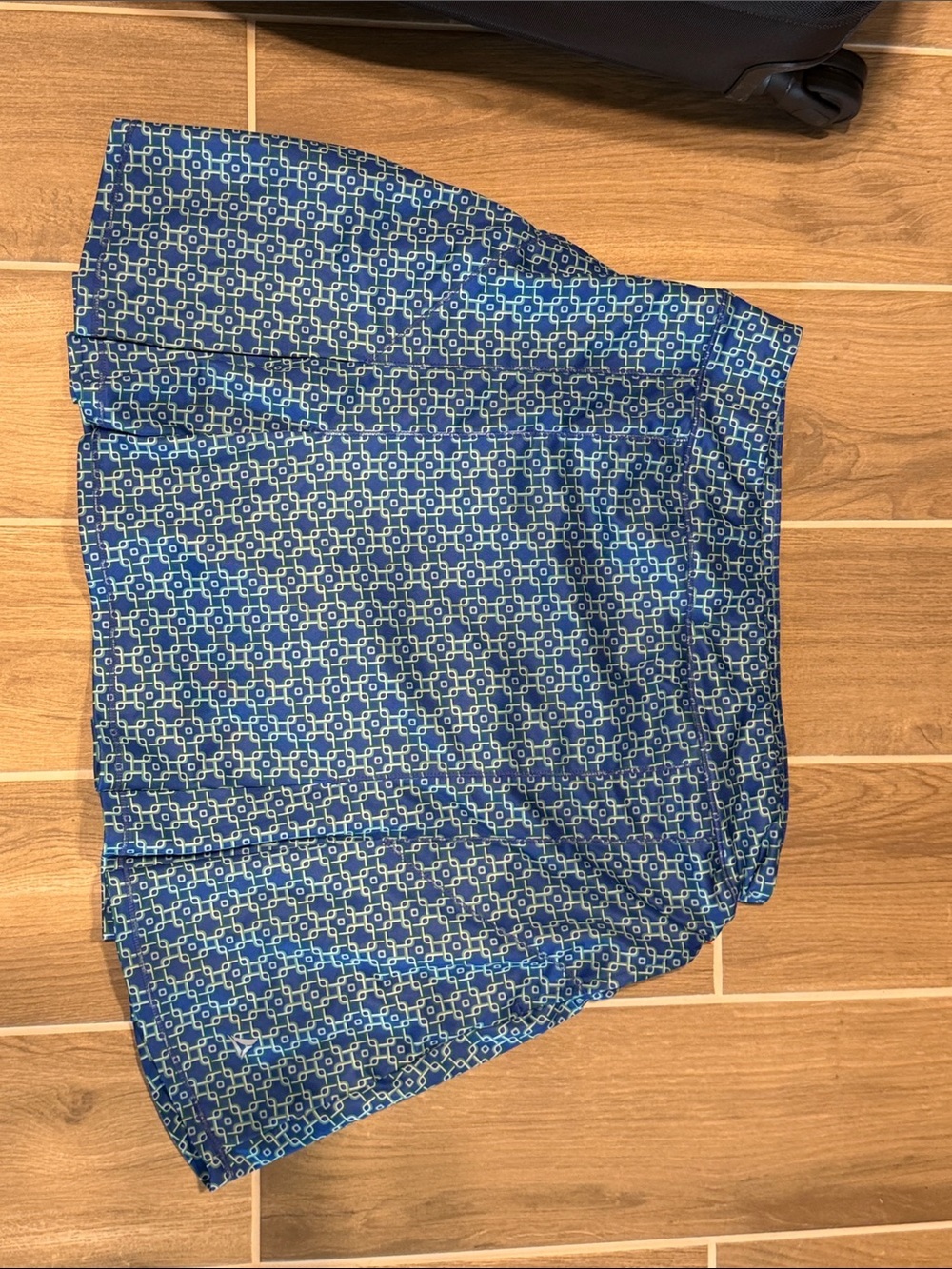 Women’s Blue Patterned Skort